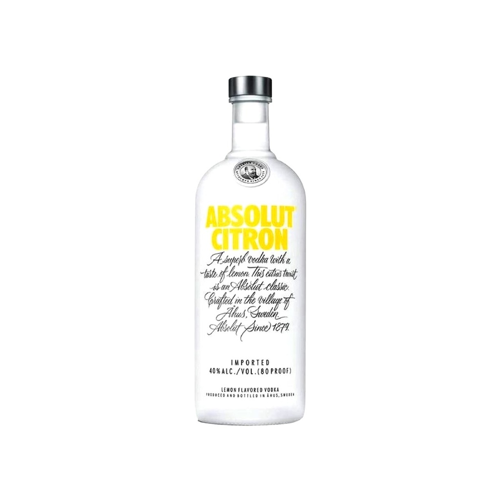 [20249] VODKA ABSOLUT 750CC - CITRON