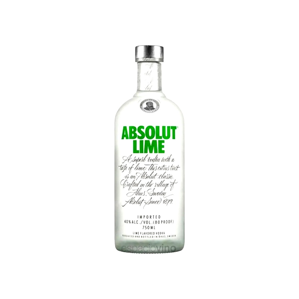 [20252] VODKA ABSOLUT 750CC - LIME