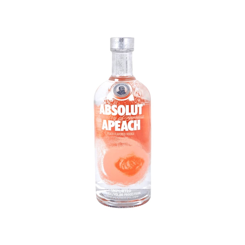 [20254] VODKA ABSOLUT 750CC - PEACH