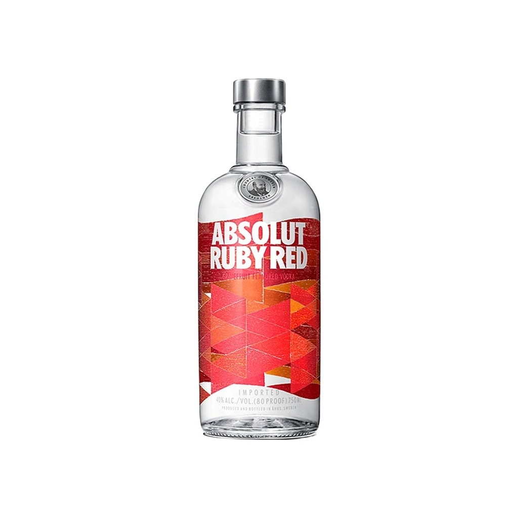 [20256] VODKA ABSOLUT 750CC - RUBY RED