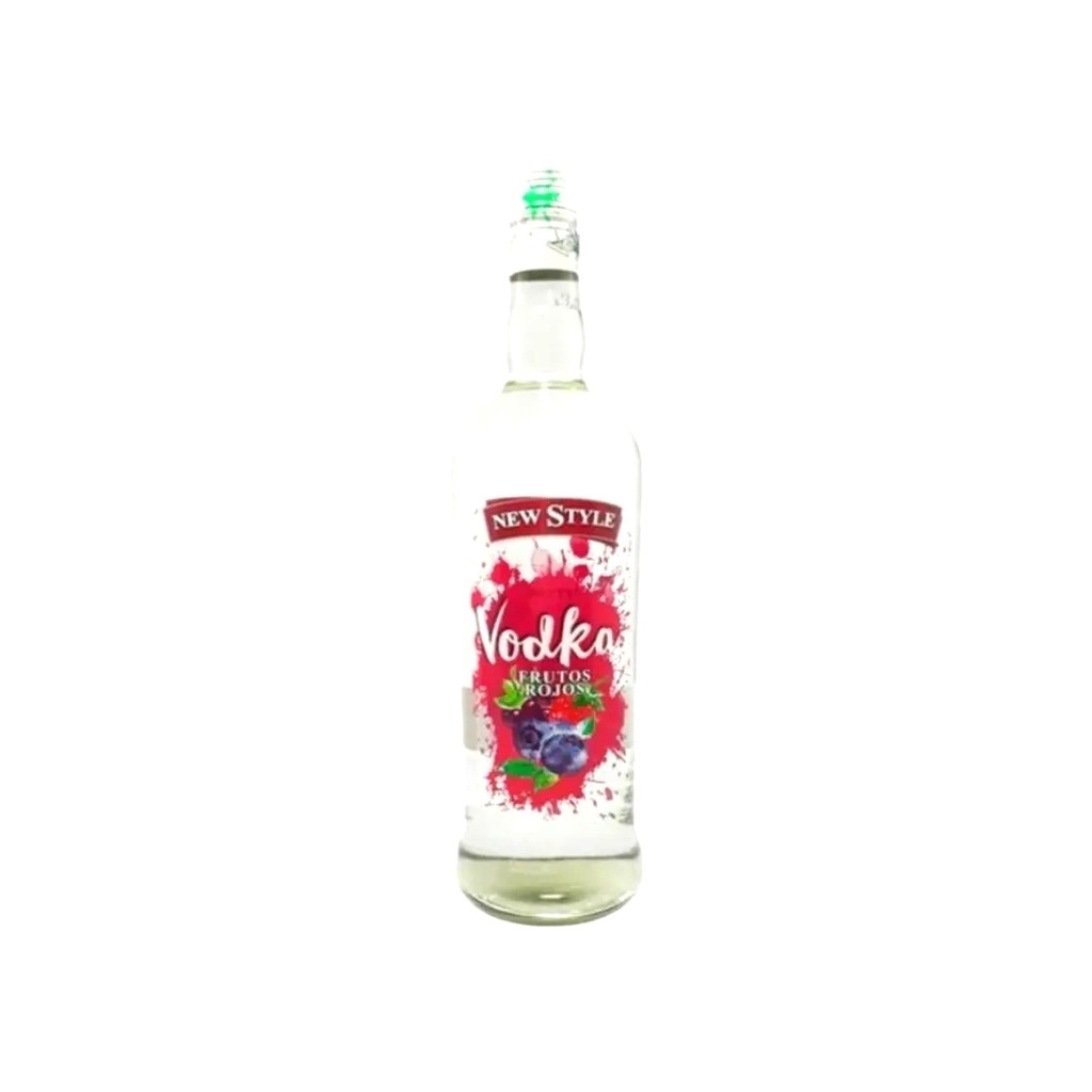 [22031] VODKA NEW STYLE 1000CC - FRU ROJO