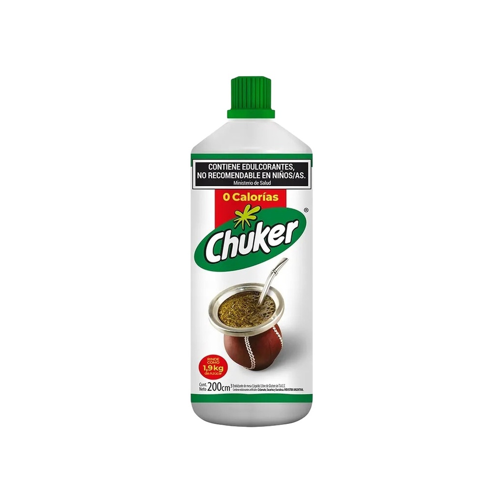 [50260] EDULCORANTE CHUKER 200CC LIQUIDO