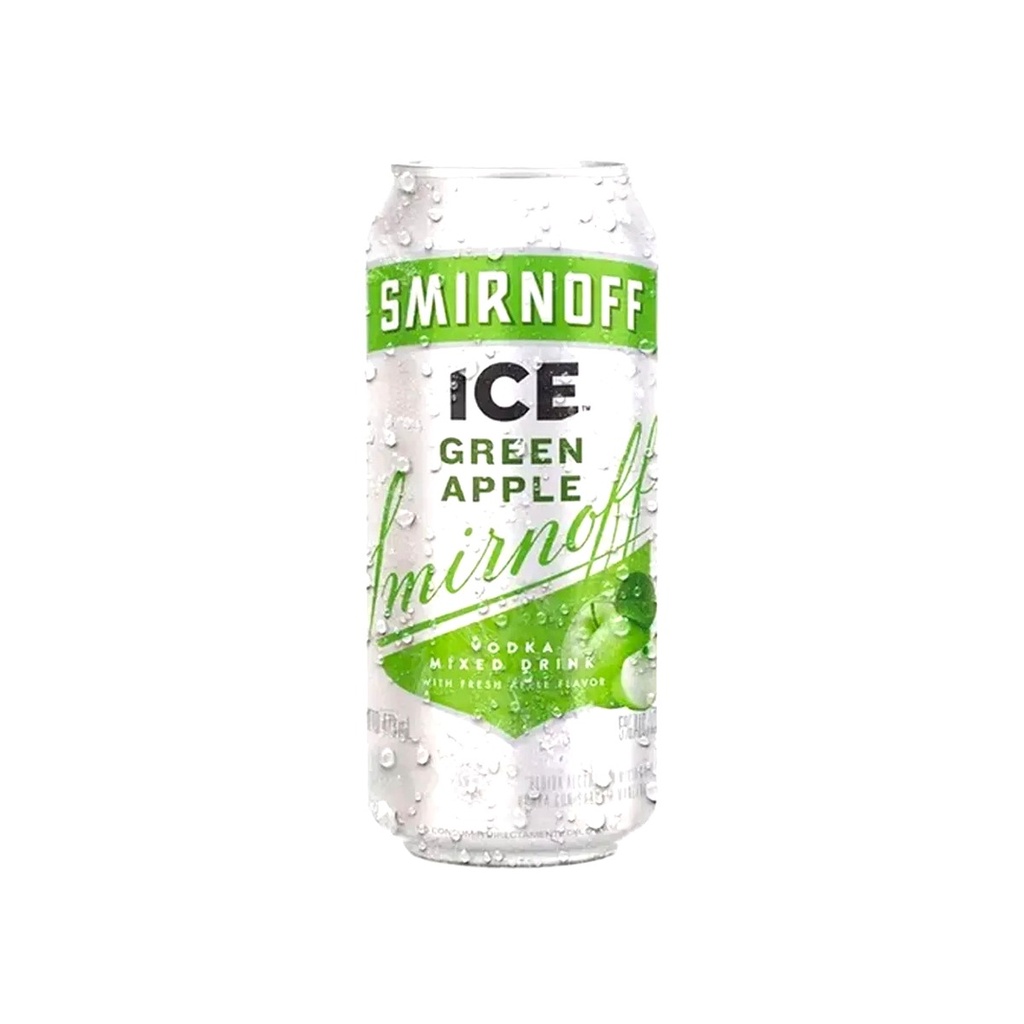 [21070] SMIRNOFF ICE 24X473CC - GREENAPPL