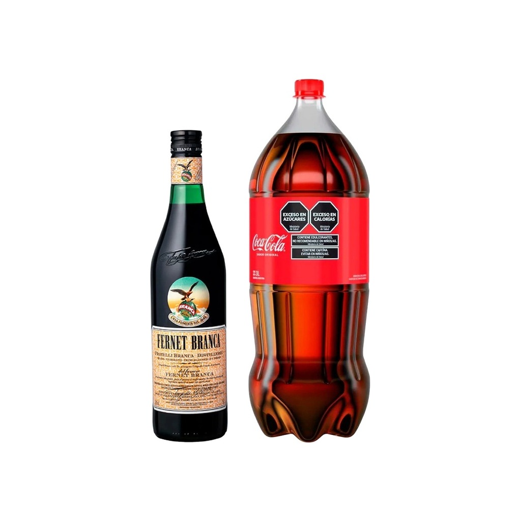 BRANCA 750CC + COCA 3L