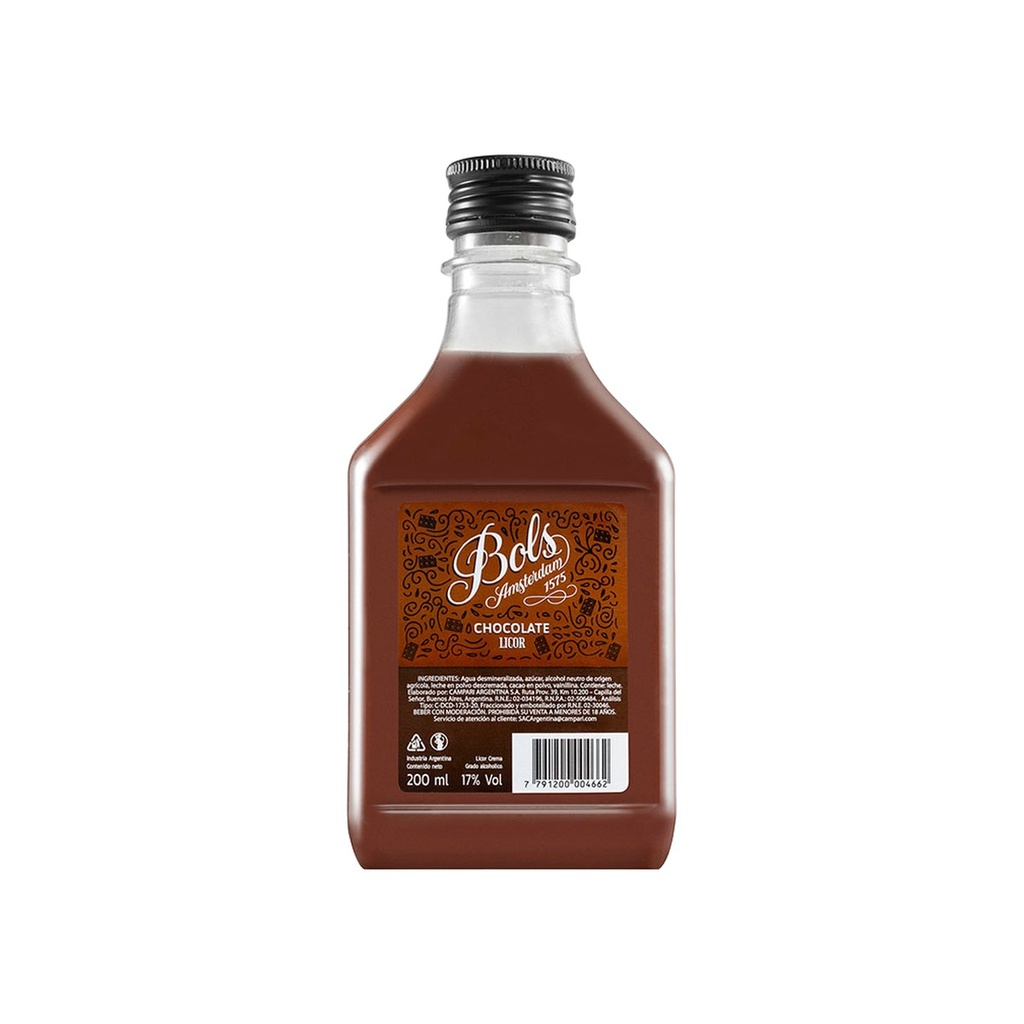 [20011] BOLS LICOR 200CC - CHOCOLATE