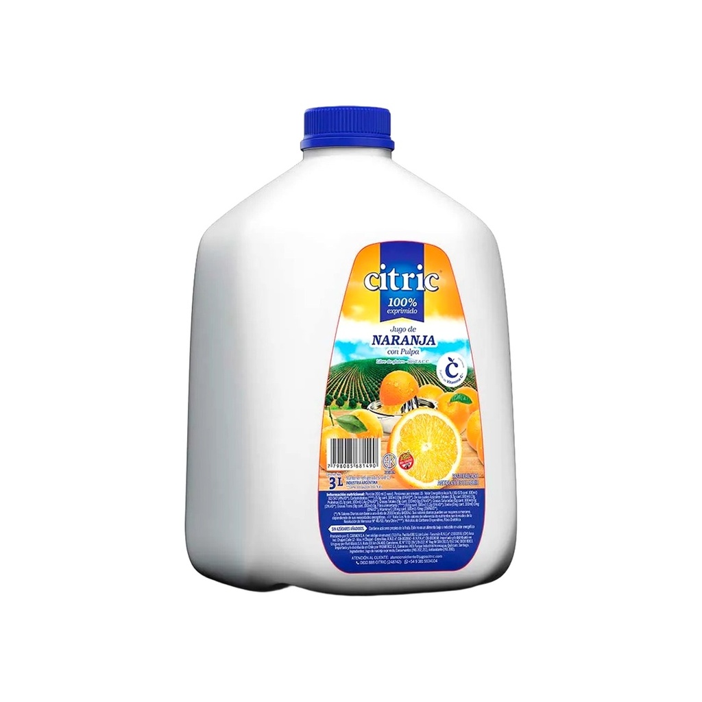 [12006] CITRIC 3000CC - NARANJA